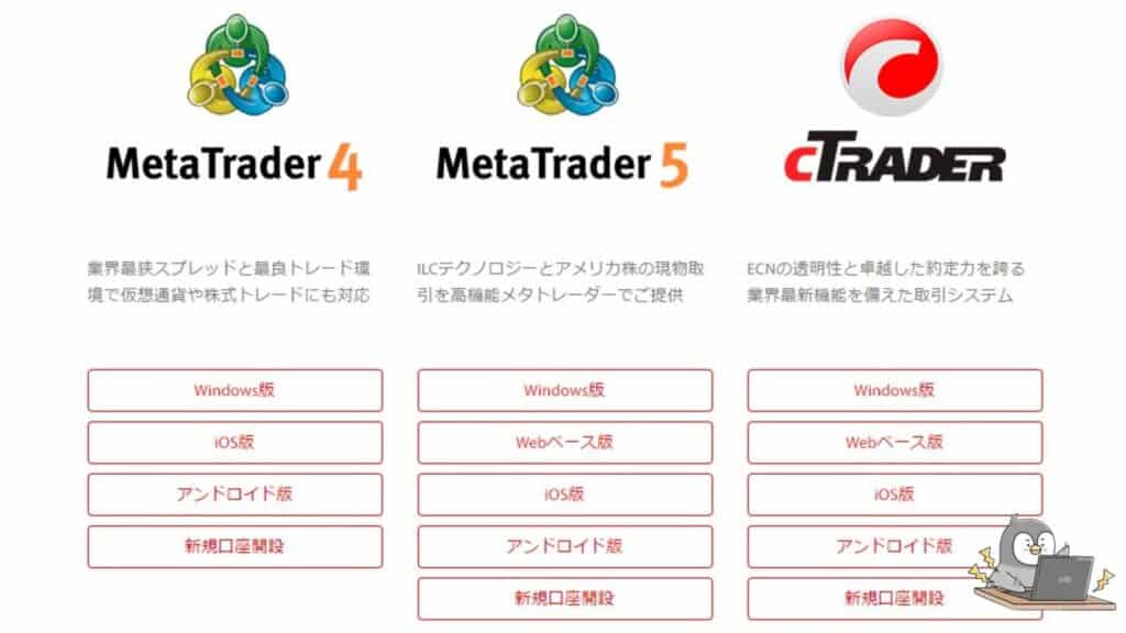 TradeviewのMT4／MT5のダウンロード・ログイン方法