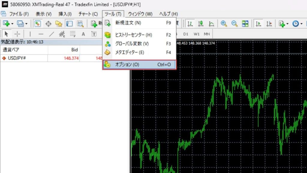 XMの自動売買設定方法