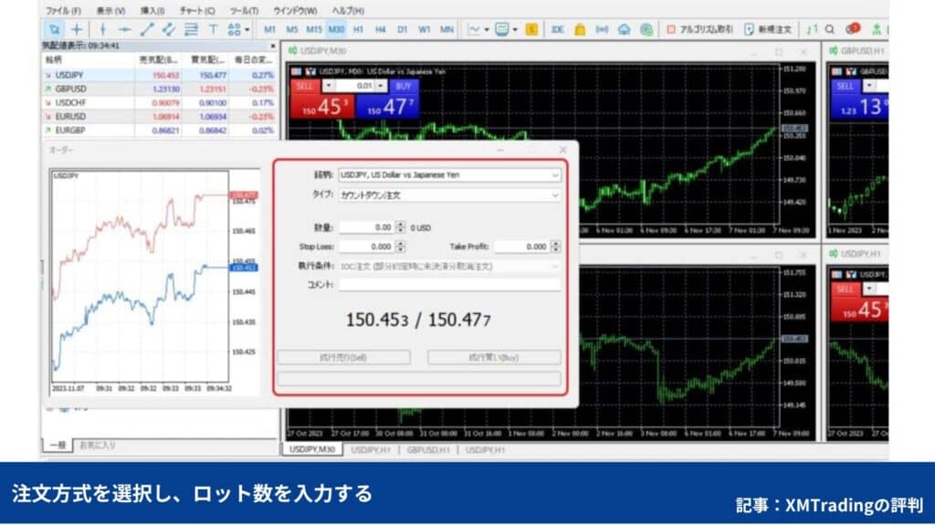 XMトレーディングの使い方｜MT4/MT5の注文・決済方法【PC】