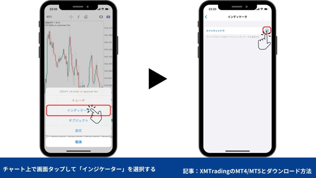 XMトレーディングの使い方｜MT4/MT5の使い方番外編【スマホ】