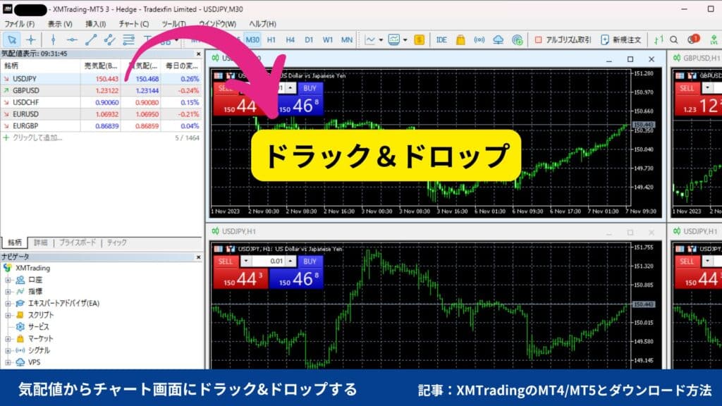 XMトレーディングの使い方｜MT4/MT5の注文・決済方法【PC】