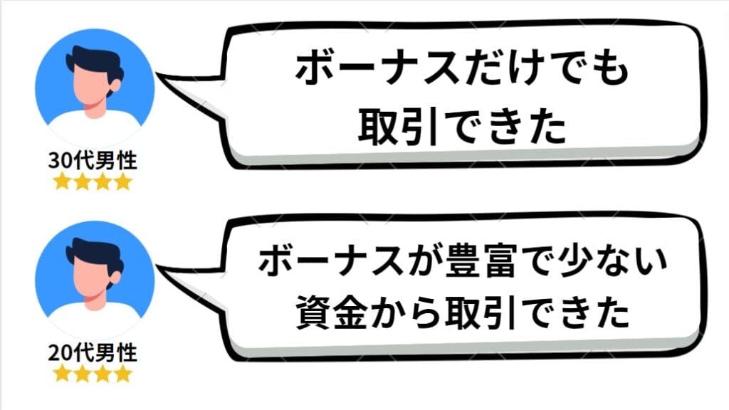 XMトレーディングの良い評判・口コミ｜口座開設ボーナス