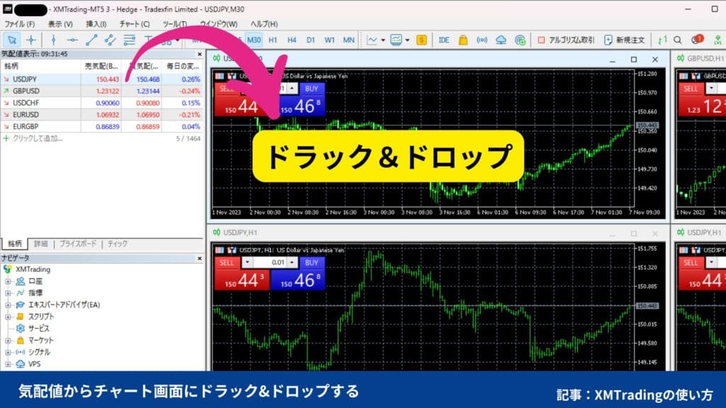 XMトレーディングの使い方｜MT4/MT5の注文・決済方法【PC】